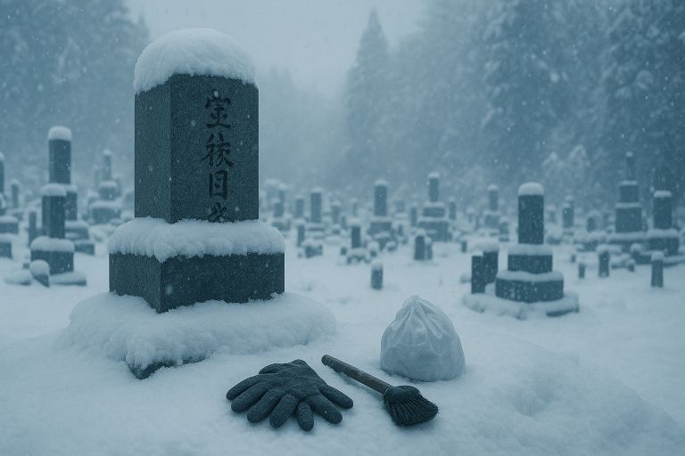 富山・石川の冬のお墓参り完全マニュアル｜雪の日の参拝方法と事前準備 - 富山・石川のお墓専門 墓まもり