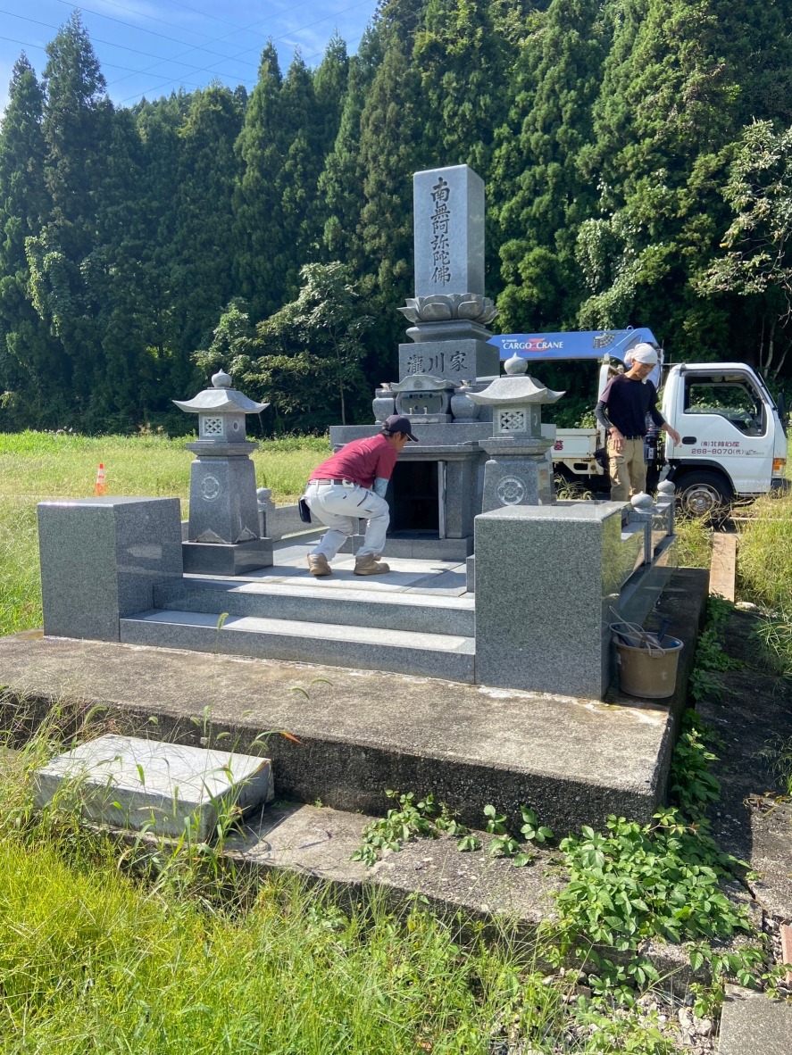 富山県でのお墓の新規建立 施工事例｜墓まもり