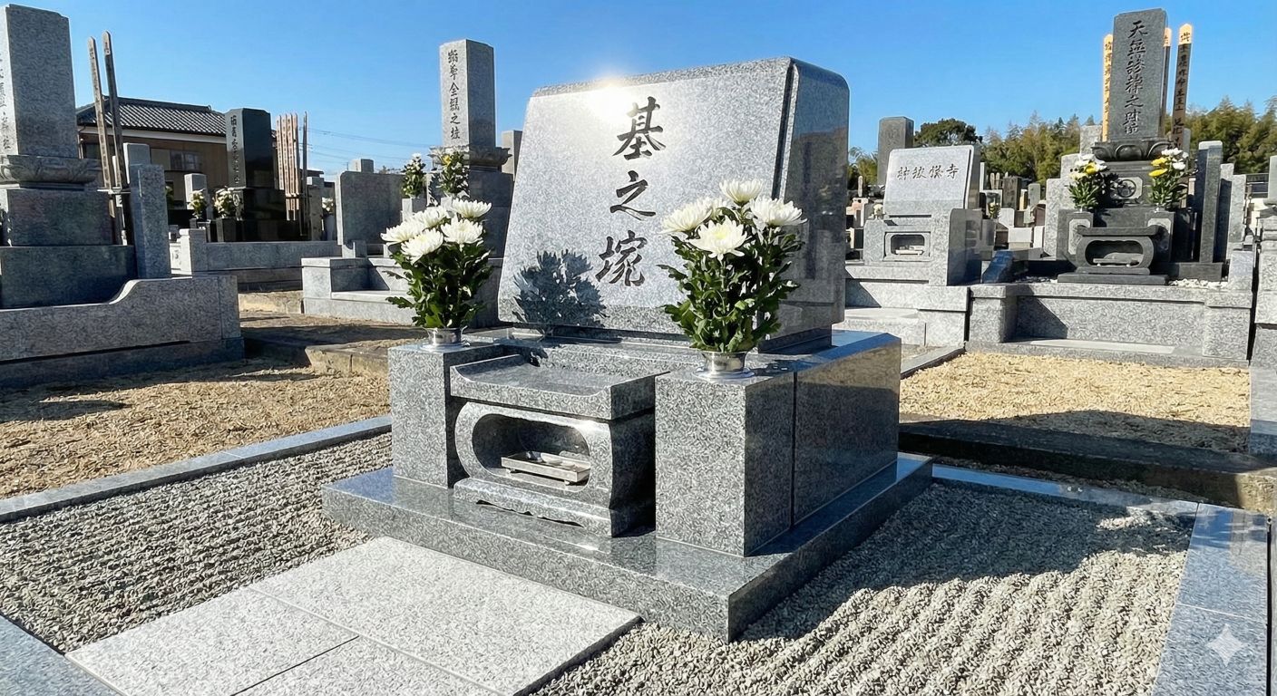 富山県の和型墓石の建立事例