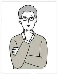 悩む男性